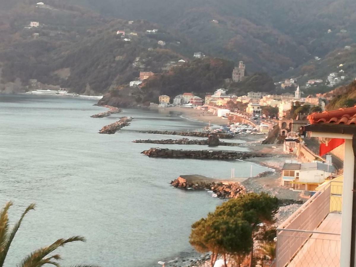 Un Gioiello Con Vista Mare Villa Moneglia Exteriör bild