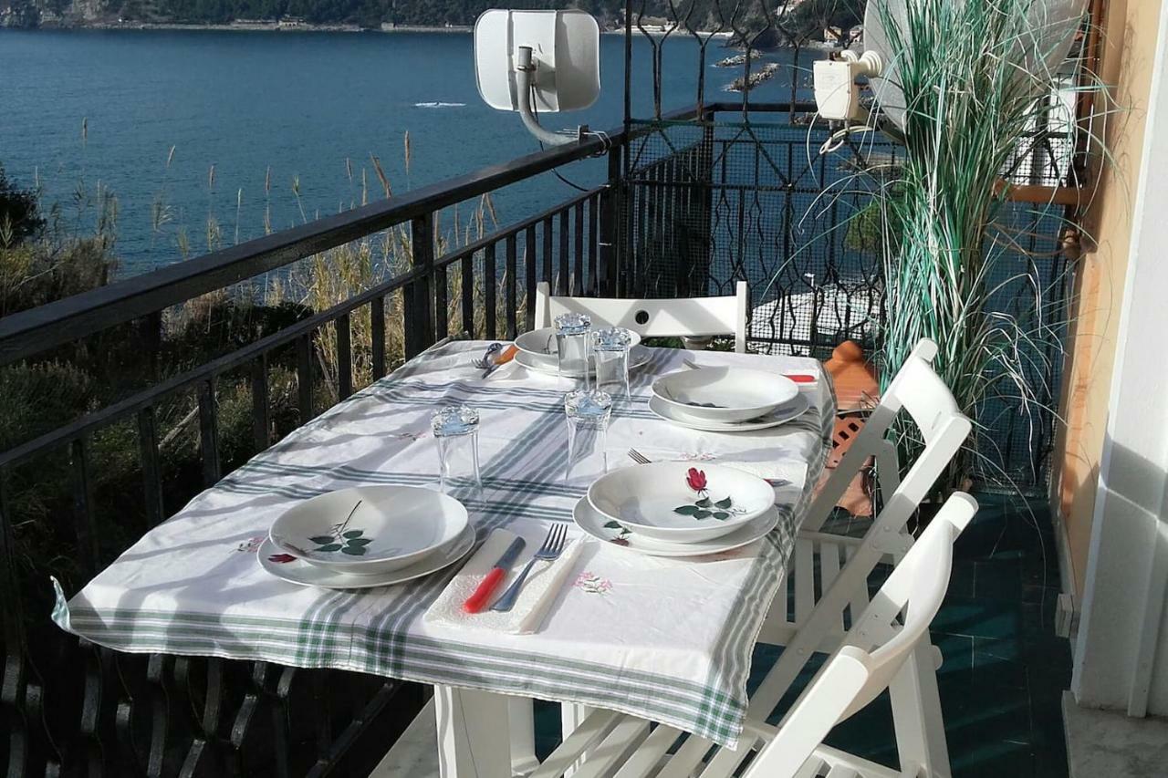Un Gioiello Con Vista Mare Villa Moneglia Exteriör bild
